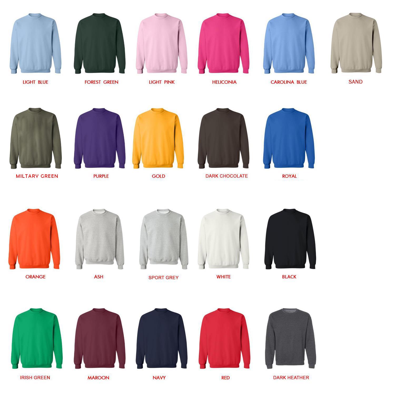 sweatshirt color chart - Ultrakill Store