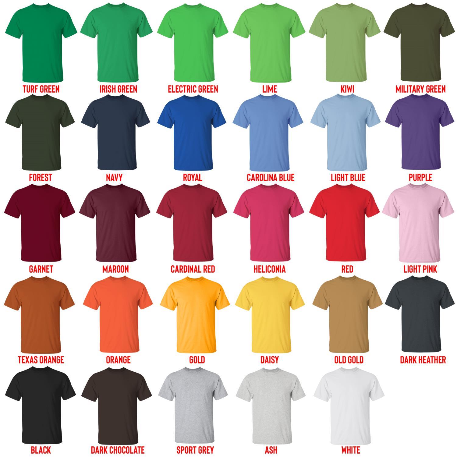 t shirt color chart - Ultrakill Store