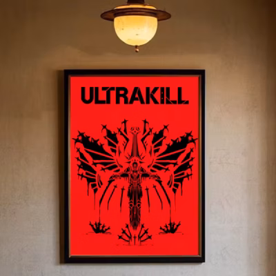 Ultrakill Minos Prime Wall Art