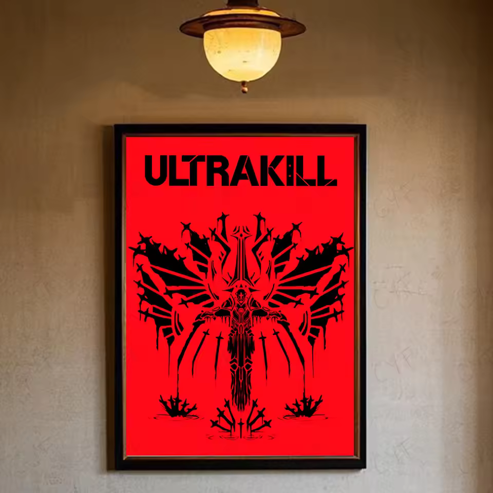Ultrakill Minos Prime Wall Art