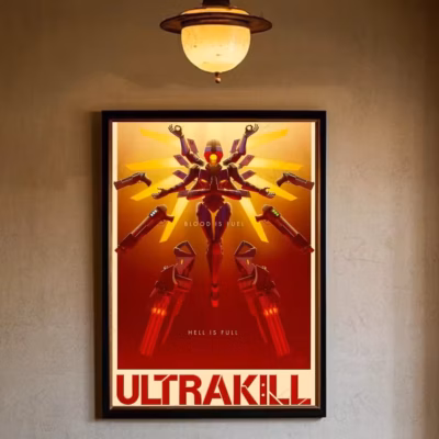 Ultrakill Hellbound Wall Art