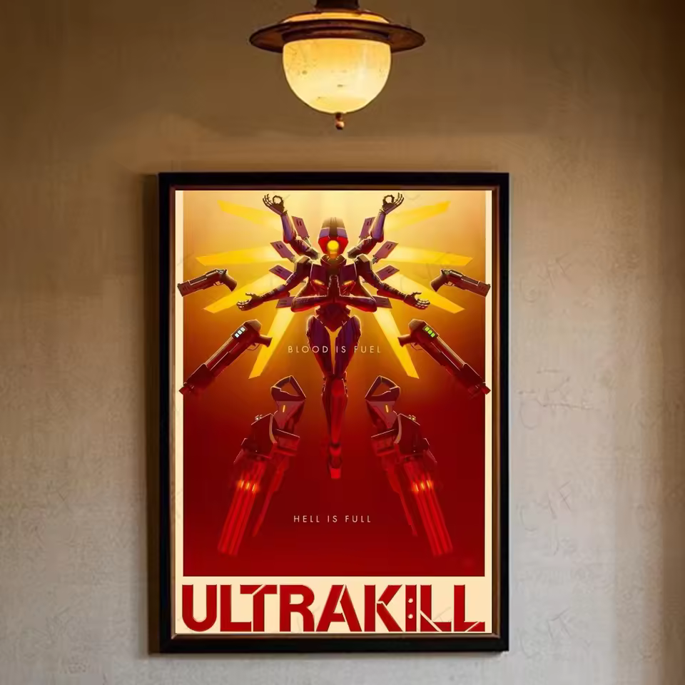 Ultrakill Hellbound Wall Art