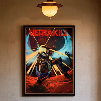 Ultrakill Blood Fuel Wall Art