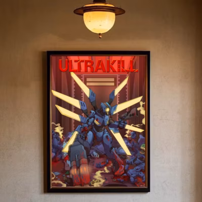 Ultrakill Sisyphus Prime Wall Art