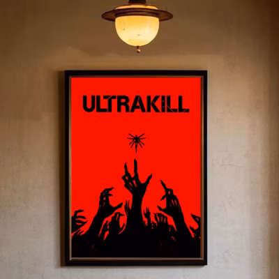 Ultrakill Mechanical Fury Wall Art