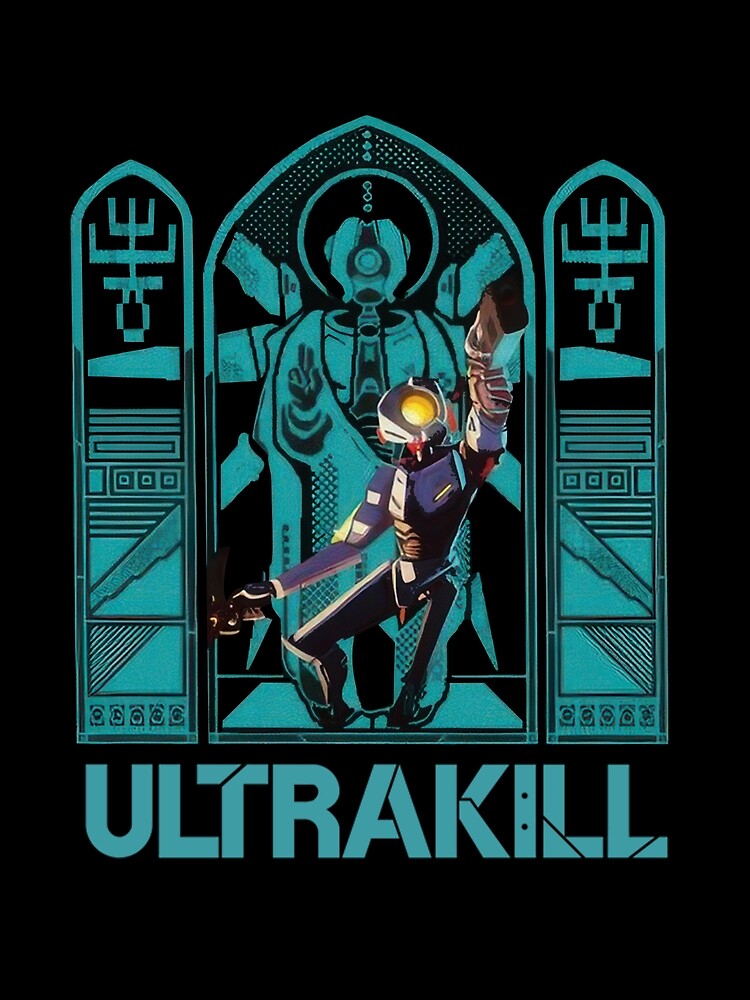 Ultrakill Retro Vintage Shower Curtain - Image 2