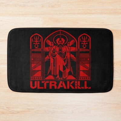 Ultrakill V2 Gabriel Ultrakill Bath Mat