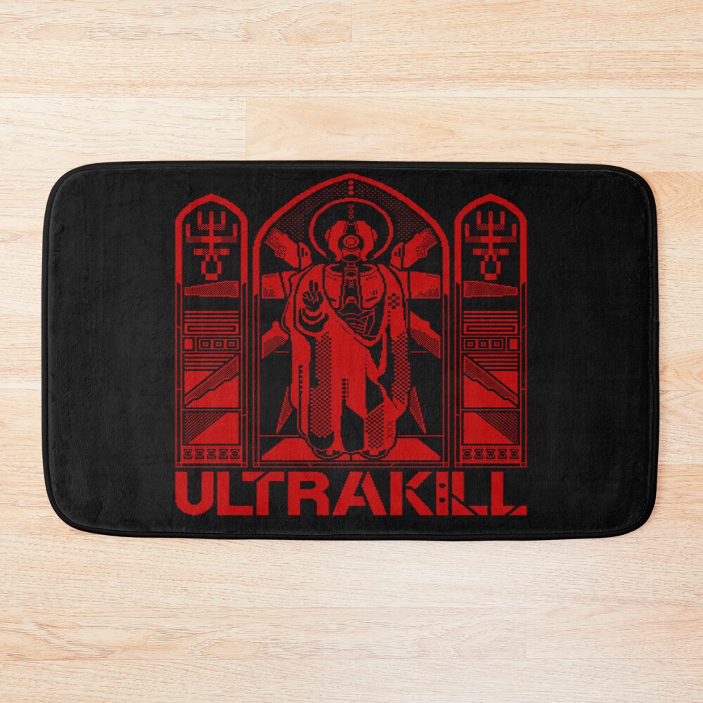 Ultrakill V2 Gabriel Ultrakill Bath Mat