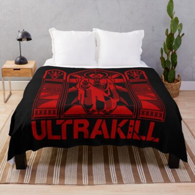 Ultrakill V2 Gabriel Ultrakill Throw Blanket