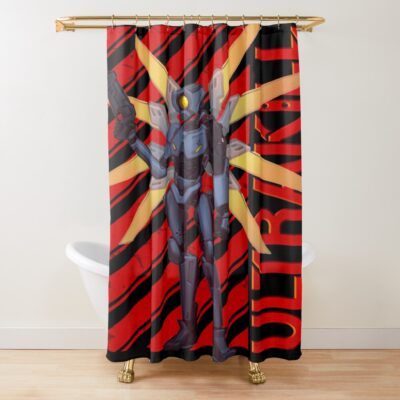 Slice To Kill Retro Shower Curtain