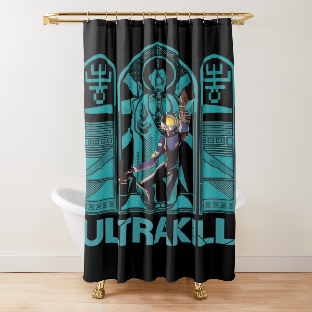 Ultrakill Retro Vintage Shower Curtain