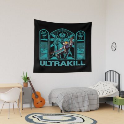 Ultrakill Retro Vintage Tapestry