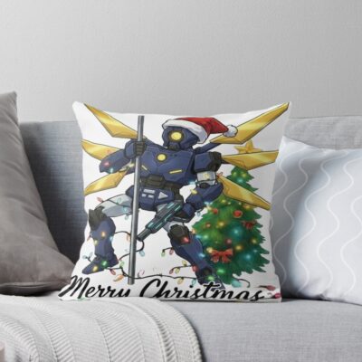 Christmas Ultrakill Throw Pillow