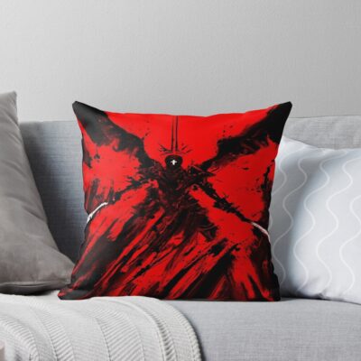 Gabriel Ultrakill Throw Pillow