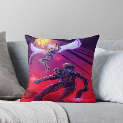 Ultrakill Minimalist Throw Pillow